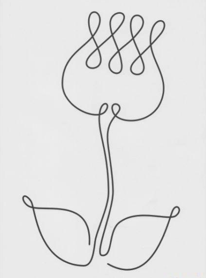 一笔成型的简笔画,很有意思哦 !一起来练练